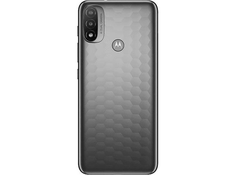 Móvil - Motorola Moto E20, Graphite Gray, 32GB, 2 GB RAM, 6.52 HD+, T606, 4000 mAh, Android 11 (R) GO