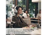 Auriculares inalámbricos - Sony WH-CH720N Bluetooth, Noise Cancelling ANC, Autonomía 35 horas, Carga rápida, Blanco
