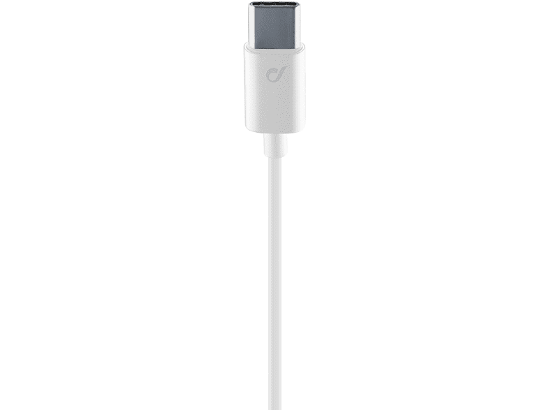 Auriculares de botón - Cellular Line AUSPARROWTYPECW, USB-C, Universal, Blanco