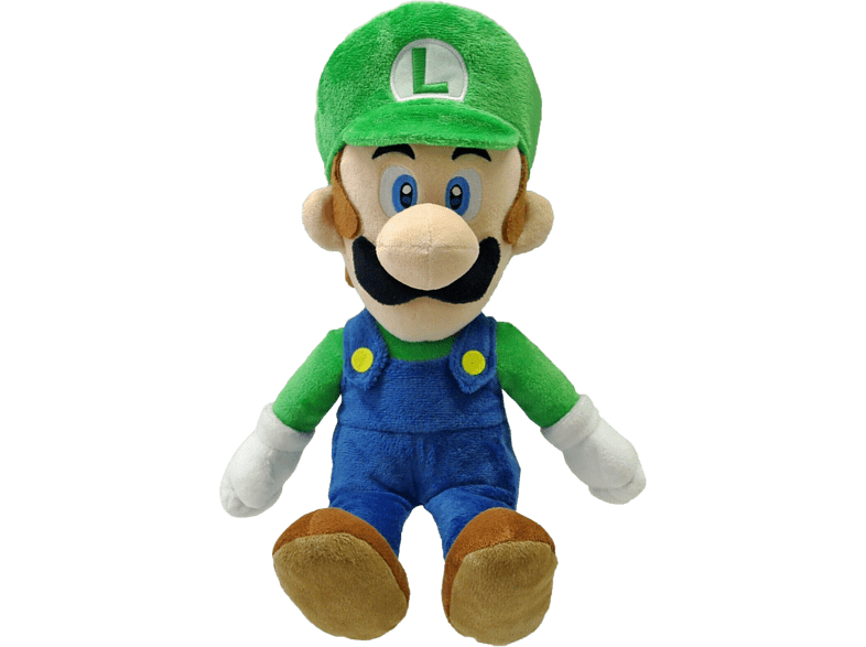 Peluche - Sherwood Luigi, Super Mario, 25 cm, Multicolor
