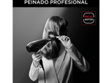 Secador -  Rowenta x Karl Lagerfeld CV887LF0 K/Pro Stylist, 2200 W, Motor AC Pro, 2 velocidades, 3 temperaturas, Tecnol. iónica, Keratin & Glow, Negro