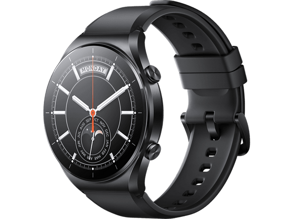 Smartwatch - Xiaomi Watch S1, 1.43" AMOLED, Sensor de pulso, Bluetooth, 5 ATM, 117 modos deportivos, Negro
