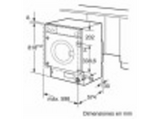 Lavadora carga frontal - Balay 3TI987B, 8 kg, 1400 RPM, 13 programas, Blanco