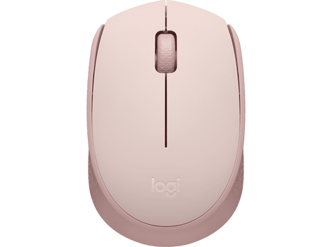 Ratón inalámbrico - Logitech M171, 1000 ppp, Ambidiestro, USB, Rosa