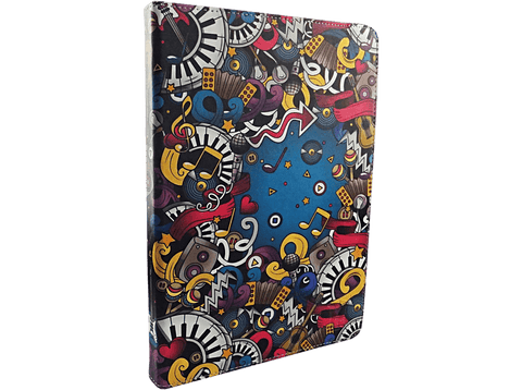 Funda tablet - Maillon Technologique MTKEYUSBMUS, Para tablet de 9.7” a 11”, Con teclado, Tipo libro, Universal, Multicolor