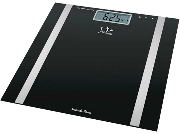 Báscula de baño - Jata 531 Peso máximo 180kg, Pantalla LCD, Memoria hasta 12 usuarios