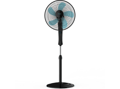 Ventilador de pie - Cecotec EnergySilence 520 Power Black, 50 W, 5 Velocidades, Negro metalizado