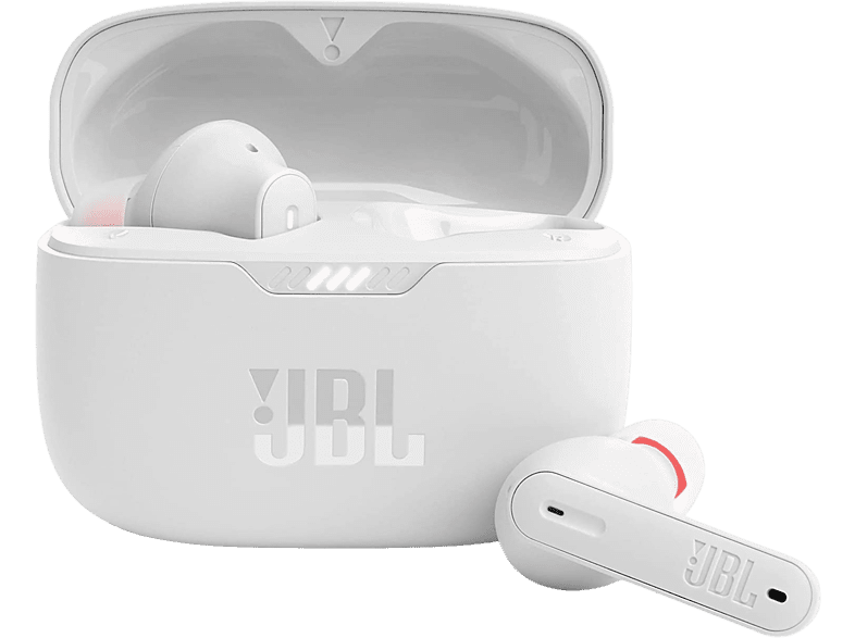 Auriculares inalámbricos - JBL Tune 230NC TWS, True Wireless, 40h, Micrófono, Blanco + Estuche de carga