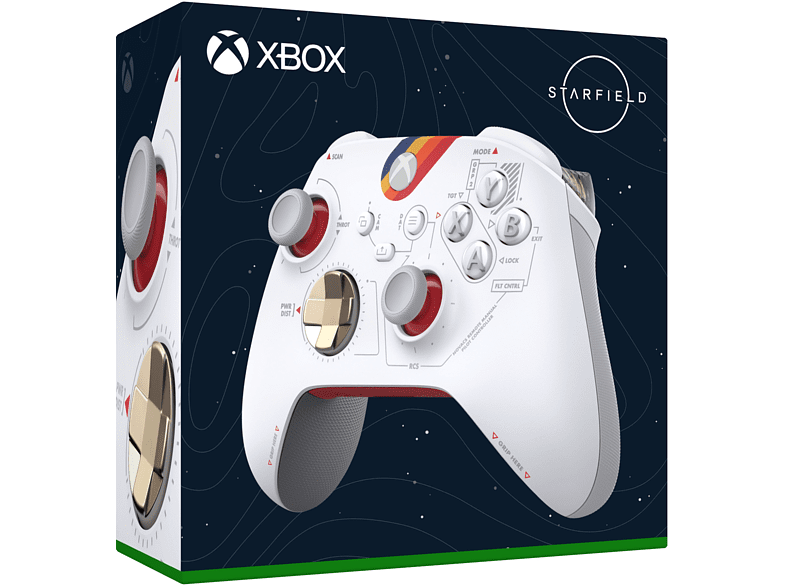Mando - Microsoft Starfield Limited Edition, Compatible con Xbox, Inalámbrico, Asignación de botones personalizado