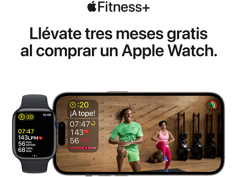 Apple Watch S8 (2022), GPS+CELL, 41 mm,  Caja de acero inoxidable, Vidrio delantero Ion-X, Correa deportiva plata