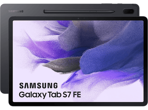 Tablet - Samsung Galaxy Tab S7 FE, 64 GB, Negro, 12.4