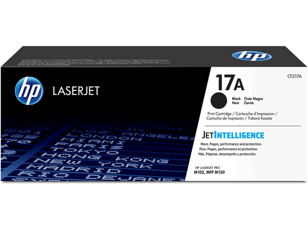 Tóner - HP 17A LaserJet, Negro, CF217A