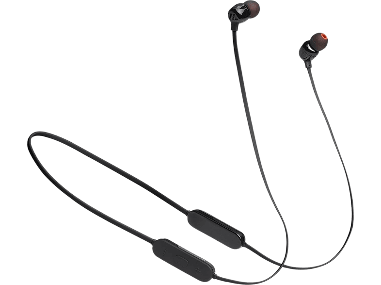 Auriculares inalámbricos - JBL TUNE 125BT, De botón, Bluetooth 5.0, JBL Pure Bass, Control volumen, Negro