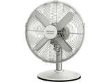 Ventilador de sobremesa - Cecotec EnergySilence 610 SteelDesk, 40 W, 3 velocidades, Oscilación, Altura ajustable, Steel