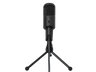 Micrófono - Woxter Mic Studio 50, Soporte, 38 dB, USB, Negro