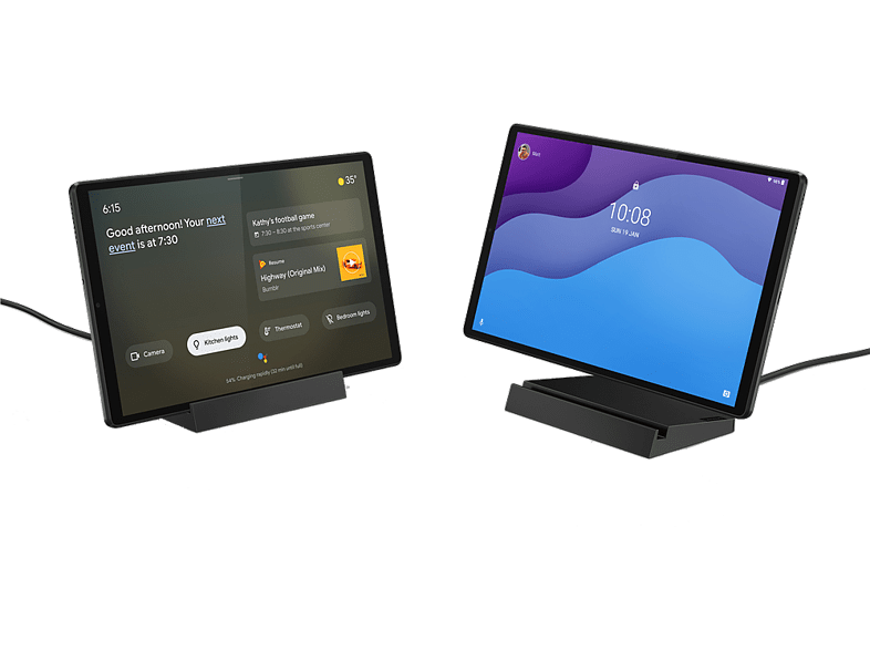 Tablet - Lenovo Tab M10 HD (2nd Gen), 10.1  HD, MediaTek Helio P22T, 4 GB RAM, 64GB eMMC, WiFi, Android + Estación de carga