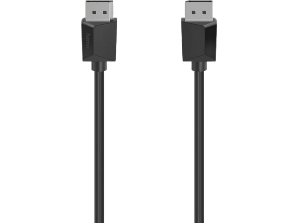Cable DP - Hama 00200696, DisplayPort a DisplayPort, UHD 4K, 21.6 Gbit/s, 1.5 m, Negro