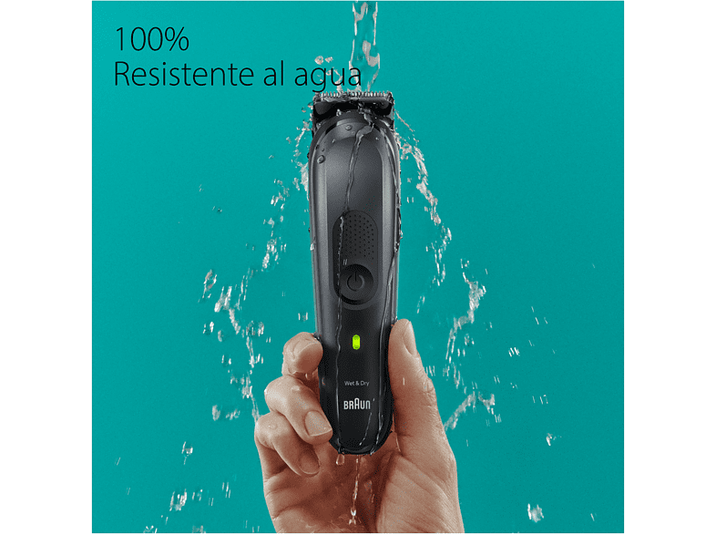 Afeitadora multifunción - Braun MGK7491 Series 7, Recortadora Todo En Uno, 12 accesorios, Wet&Dry
