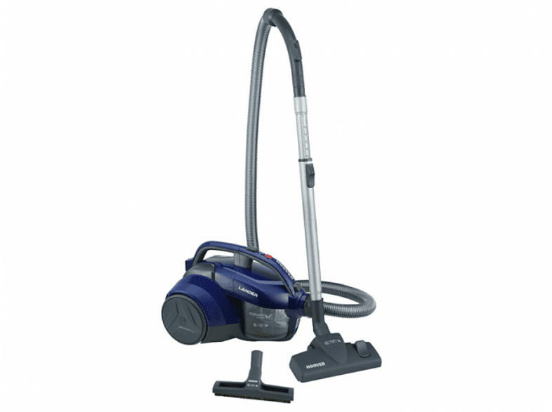 Aspirador sin bolsa - Hoover Lander LA71, Ciclónico, 700 W, 1.2 litros, 78 db, Azul