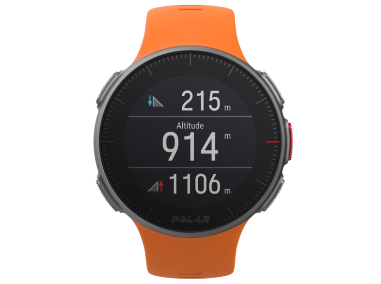 Reloj deportivo - Polar Vantage V, Naranja, 1.2, GPS, Barómetro