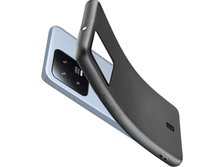 Funda - CellularLine Mood, Xiaomi 13 Lite, Goma, Trasera, Negro