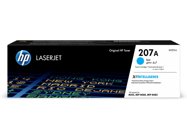 Tóner - HP 207A LaserJet, Cian, W2211A