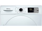 Secadora - Balay 3SB286B, 8 kg, Independiente, Bomba de calor, Display LED, Blanco