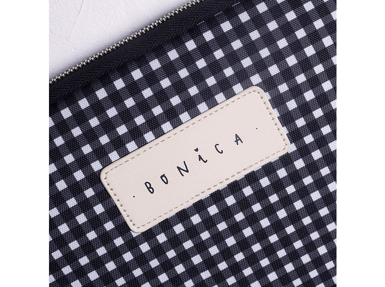 Funda tablet - Wondee Lucía Be, De 11, Universal, Textura antideslizante, Blanco y Negro