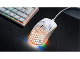 Ratón gaming - ISY IGM 5000-WT Ultralight WL RGB Gam Mouse, Inalámbrico, Scroll, Blanco