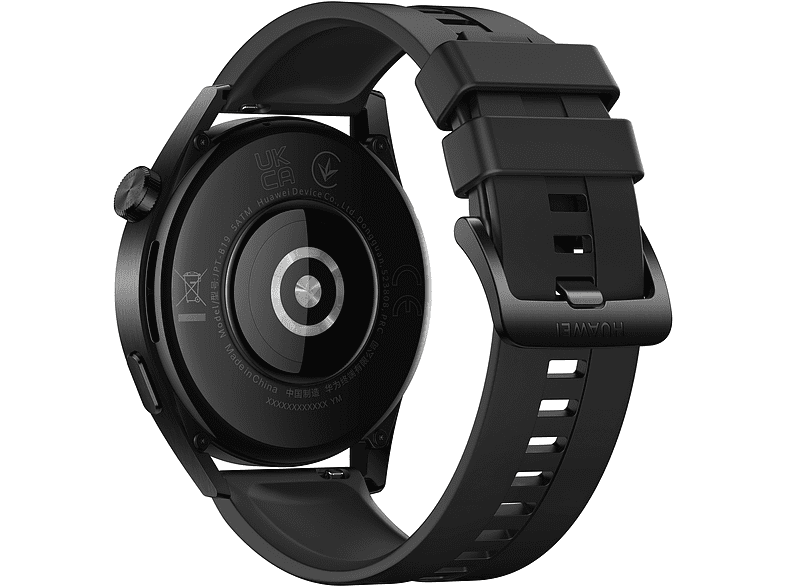 Smartwatch - Huawei New Active Watch GT 3, 46 mm, 14 días, Ritmo cardiaco 24h, SPo2, IA+100 deportes, GPS, 5 Atm, Negro