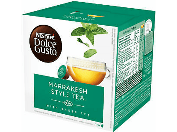 Cápsulas monodosis - Dolce Gusto Marrakesh Style Tea, Pack de 16 cápsulas para 16 tazas