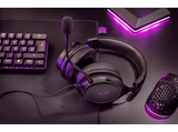 Auriculares gaming - ISY IGH-2000, Supraaurales, Para PS4, PS5, Xbox One, Nintendo Switch, Negro