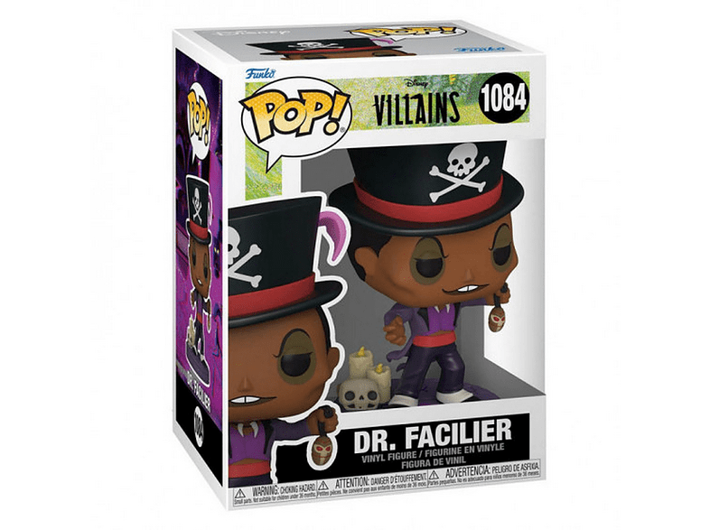 Figura - Funko POP! Disney: Villains Doctor Facilier, Vinilo, 9.50 cm, Multicolor