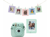 Accesorio cámara instantánea - Fujifilm Kit Instax Mini 12, Funda, 10 sobres, Cuerda,  Verde