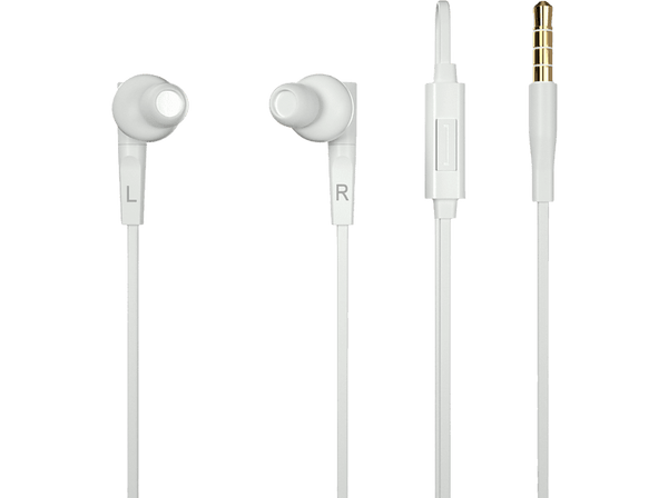 Auriculares de botón - Vieta Pro VHP-BC099WH, Cable, Micrófono, Mini Jack, Cable 1.2 m, Blanco