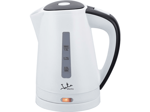 Hervidor de agua - Jata HA701, 1L, 2000W, Sin cable, Blanco
