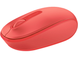 Ratón inalámbrico - Microsoft Wireless Mobile Mouse 1850, rojo, nano transceptor plug-and-go