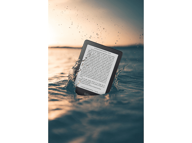 eReader - Kobo Clara 2E, Para eBook, 6 , 16 GB, 300 ppp, 1448 x 1072, E-Ink, Azul Océano Profundo