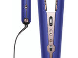 Plancha de pelo - Dyson Corrale Q4 Gifting 2022, Placas flexibles, Con o Sin cable, Edición Especial, Bolsa de viaje, 210°C, Azul Índigo/ Rosa