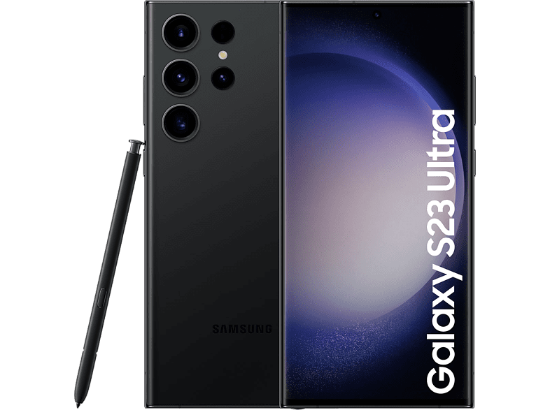 Móvil - Samsung Galaxy S23 Ultra 5G, Phantom Black, 256GB, 8GB RAM, 6.8 QHD+, Qualcomm Snapdragon 8, Gen 2 Octa-Core, 5000 mAh, Android 13