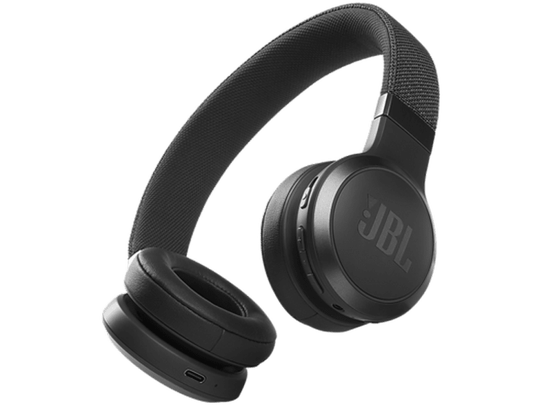 Auriculares inalámbricos - JBL Live 460NC, Con diadema, Supraaurales, 50 h, Bluetooth, ANC, Negro