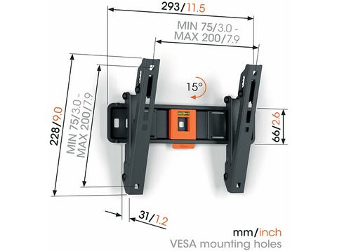 Soporte TV - Vogels TVM1219, 19