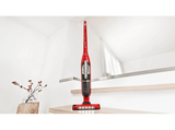 Aspirador escoba - Bosch BBH3ZOO28, 25,2 V, 0.4 l, Autonomía 55 min, Sin Cable, Rojo