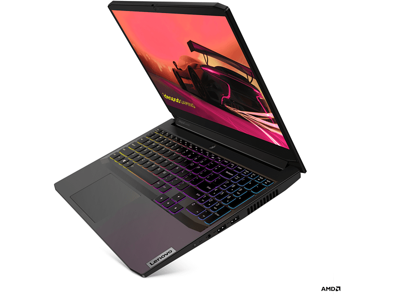 Portátil gaming - Lenovo IdeaPad Gaming 3 15ACH6, 15.6 Full HD, AMD Ryzen™ 5 5600H, 16GB RAM, 512GB SSD, GeForce RTX™ 3050, Windows 11 Home