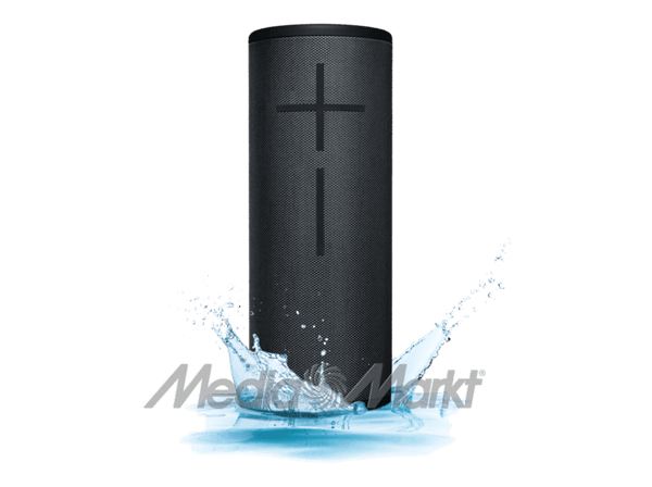 Altavoz inalámbrico - Ultimate Ears Megaboom 3 Night Black, Bluetooth, 90 dB, IP67, Negro