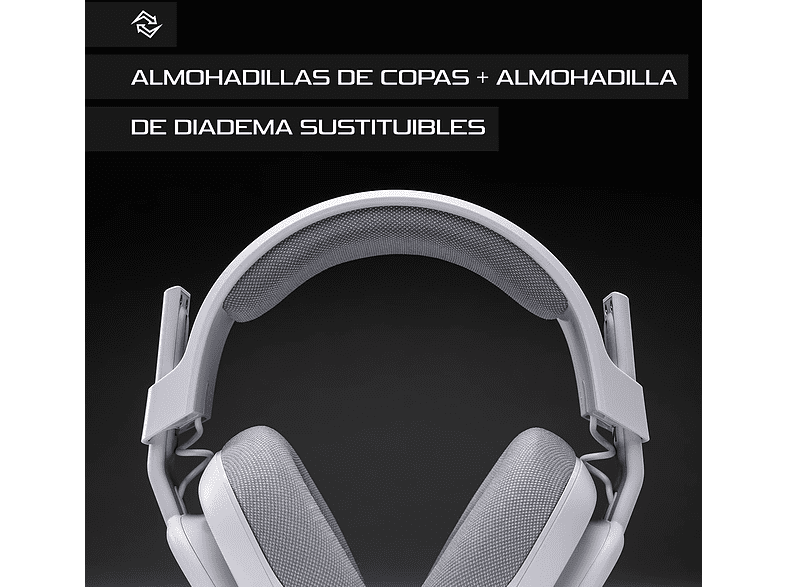 Auriculares gaming - Astro A10, De diadema, Con cable, Para PC, Micrófono, Transductores dinámicos 32 mm, Gris