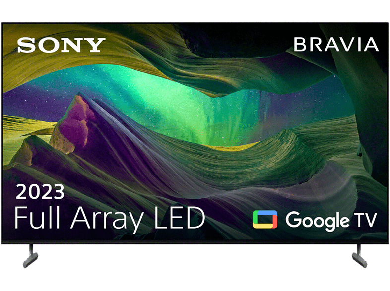 TV LED 55 - Sony BRAVIA 55X85L, Full Array LED, 4K HDR 120, Google TV, HDMI 2.1, Alexa, Siri, Bluetooth, Eco, BRAVIA Core, Diseño Estilizado