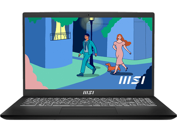 Portátil - MSI Modern 15 B12M-042ES, 15.6" FHD, Intel® Core™ i7-1255U, 16 GB RAM, 1 TB SSD, Intel® Iris® Xe, W11