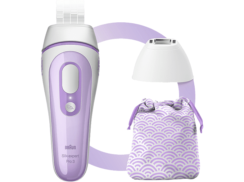 Depiladora Luz Pulsada - Braun, Silk·Expert Pro 3 PL3132 (IPL) De Última Generación, Depilación Permanente