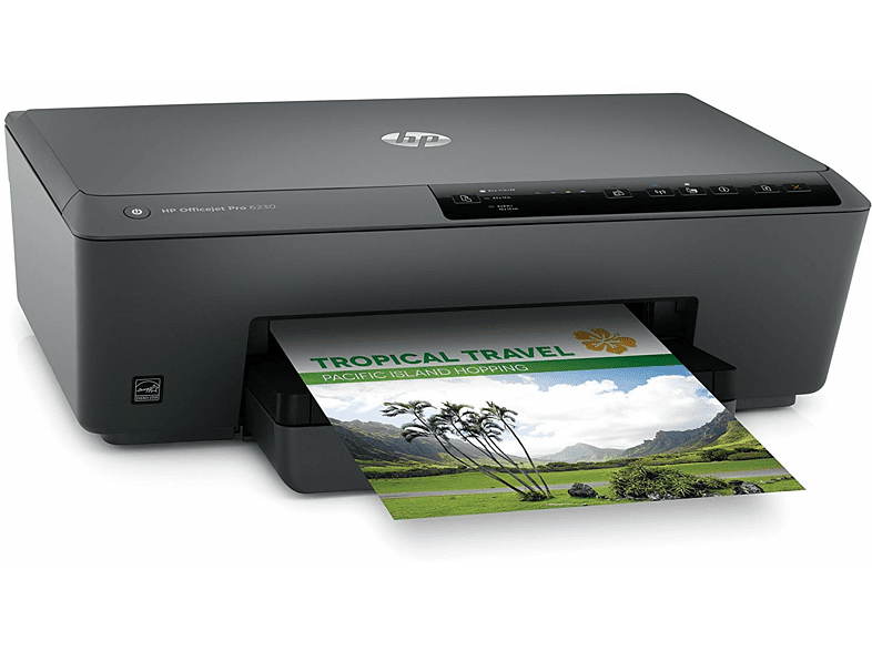 Impresora - HP Officejet Pro 6230, Color, 18 ppm, 600x1200, Doble cara, WiFi, Impresión móvil, 256MB